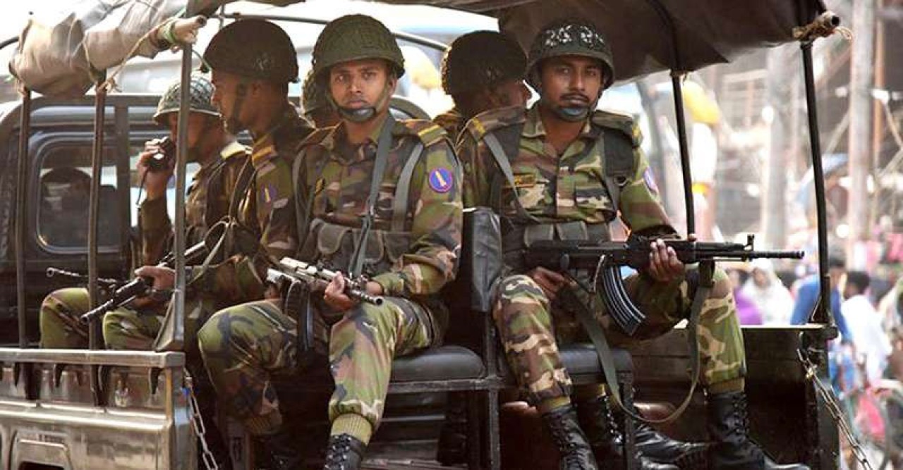 কাল থেকেই মাঠে থাকবে সশস্ত্র বাহিনী