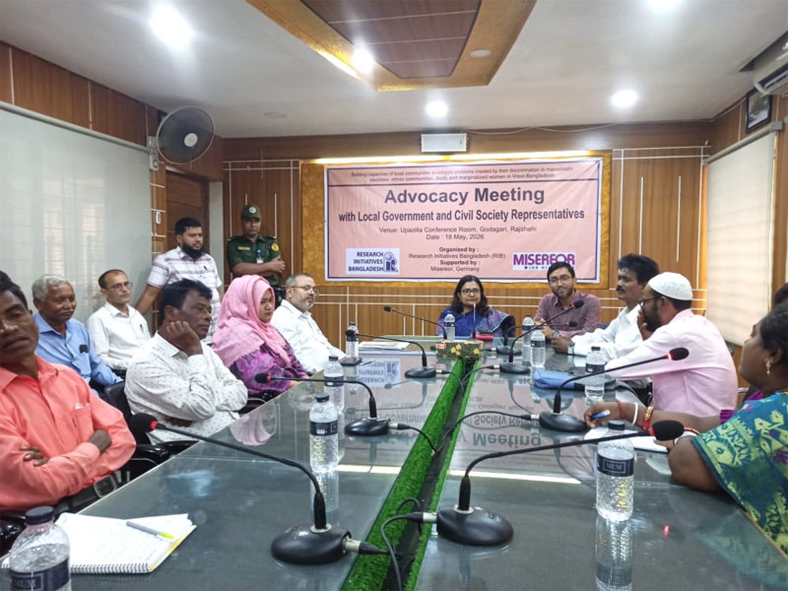 গোদাগাড়ীতে পিছিয়ে পড়া ও প্রান্তিক জনগোষ্ঠীর মান উন্নয়নে এডভোকেসি সভা