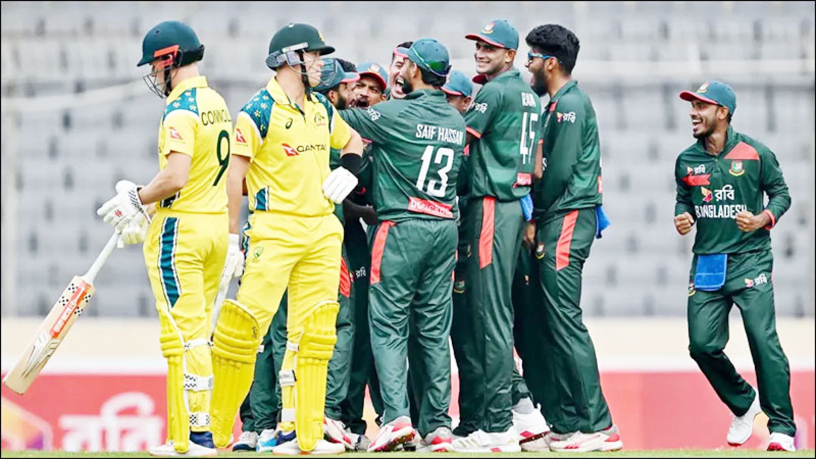 ২১ বছর পর  অস্ট্রেলিয়াকে ওয়ানডেতে হারাল বাংলাদেশ