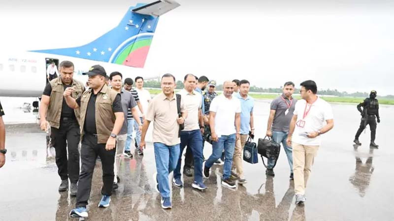 সিলেট বিমানবন্দরে পৌঁছেছেন প্রধানমন্ত্রী