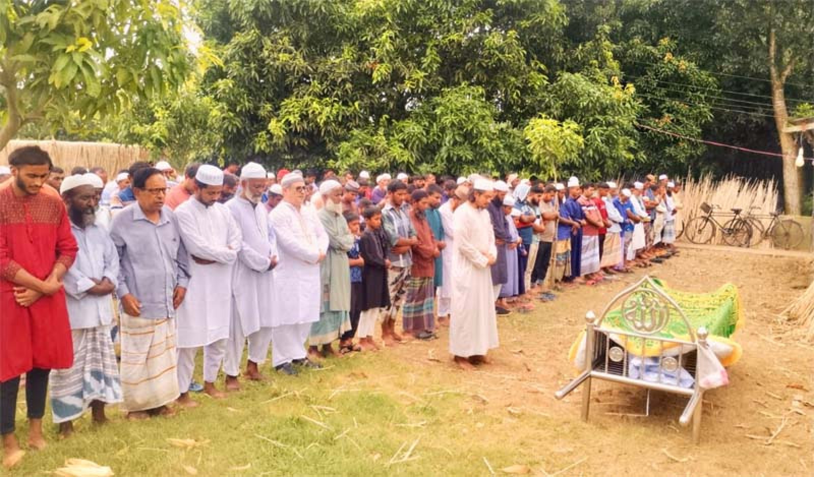 নওহাটা পৌর বিএনপির প্রবীণ নেতা আবুল কাশেমের জানাজা ও দাফন সম্পন্ন