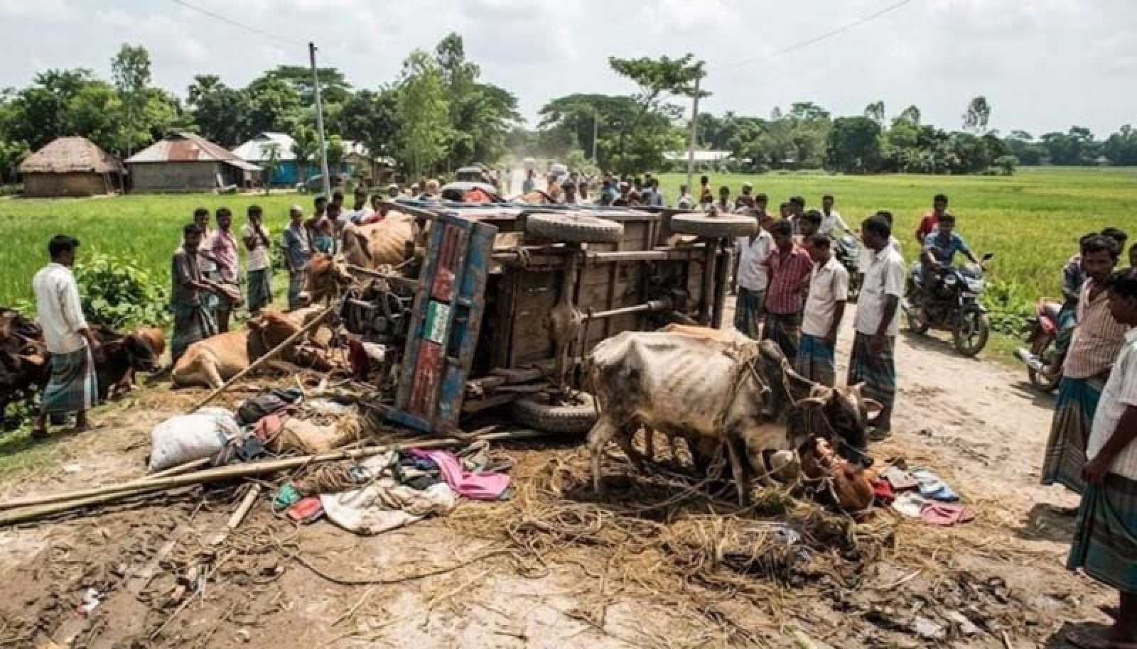 ভটভটি উলটে বাবা-ছেলেসহ নিহত ৩