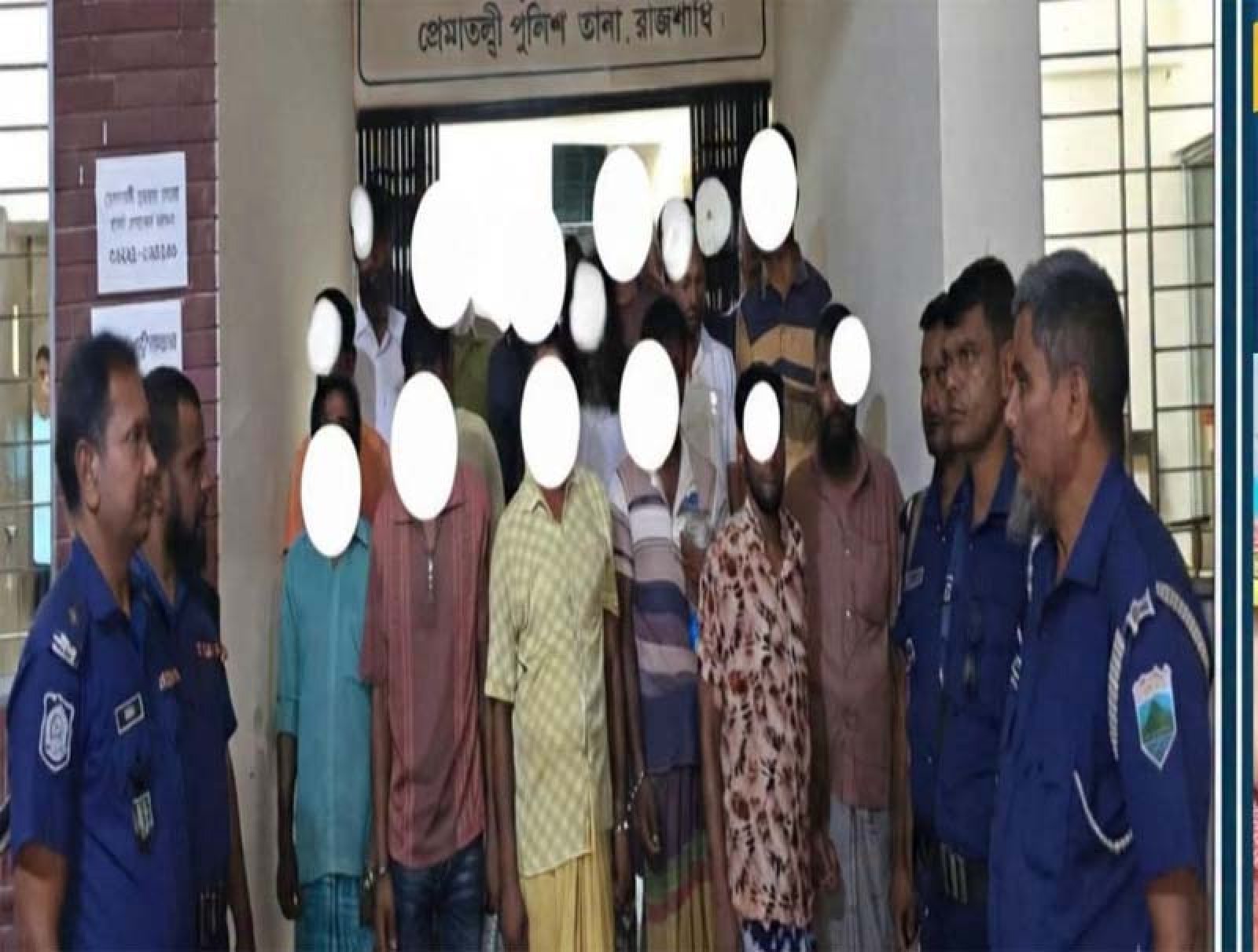 গোদাগাড়ীতে মাদকবিরোধী বিশেষ অভিযানে আটক ১৬ মাদকসেবীর কারাদণ্ড