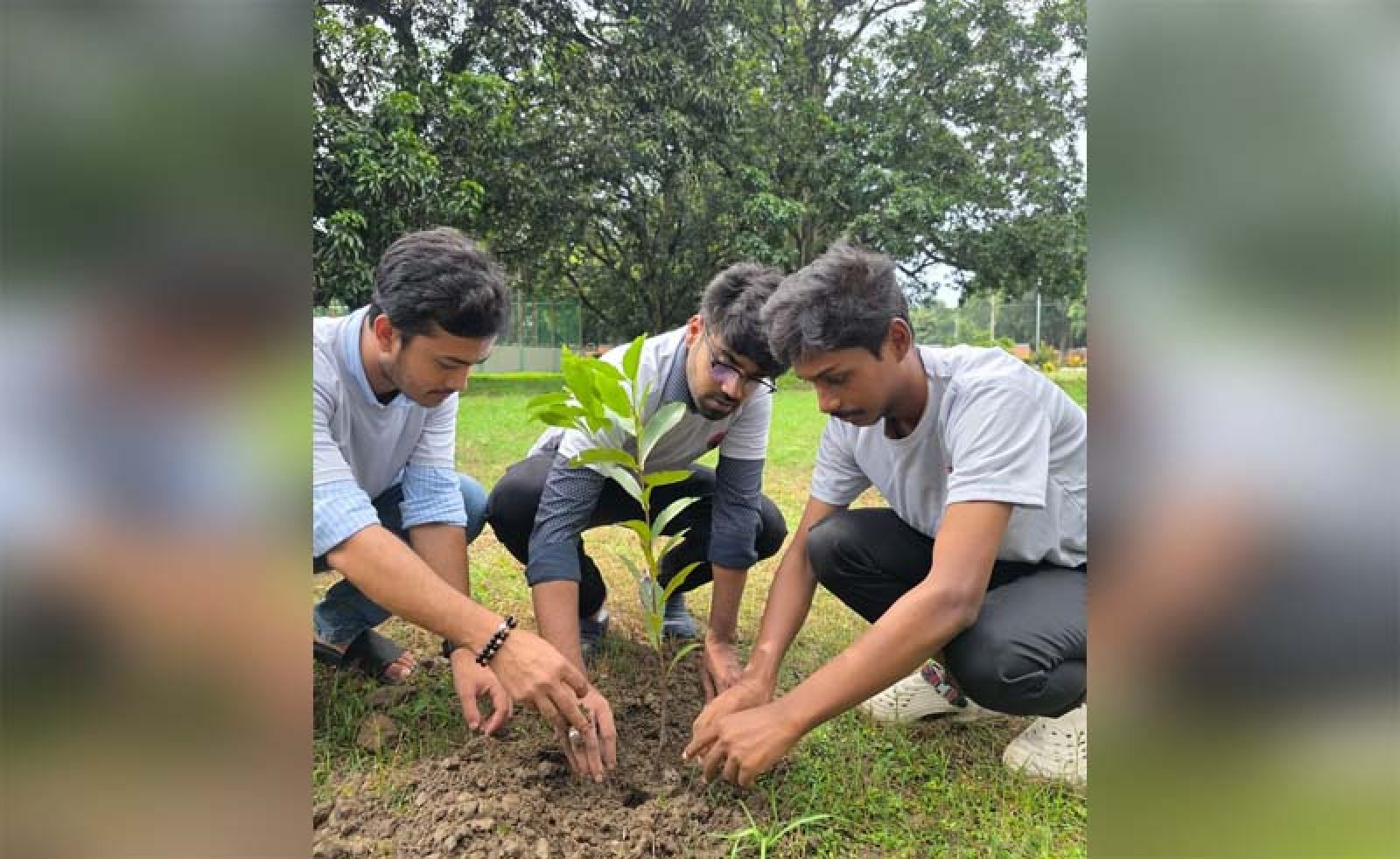 রুয়েটের ২০ সিরিজের ছাত্রদলপন্থী দুই শিক্ষার্থীর উদ্যোগে ১৫২ একরে ১৫২ বৃক্ষরোপণ