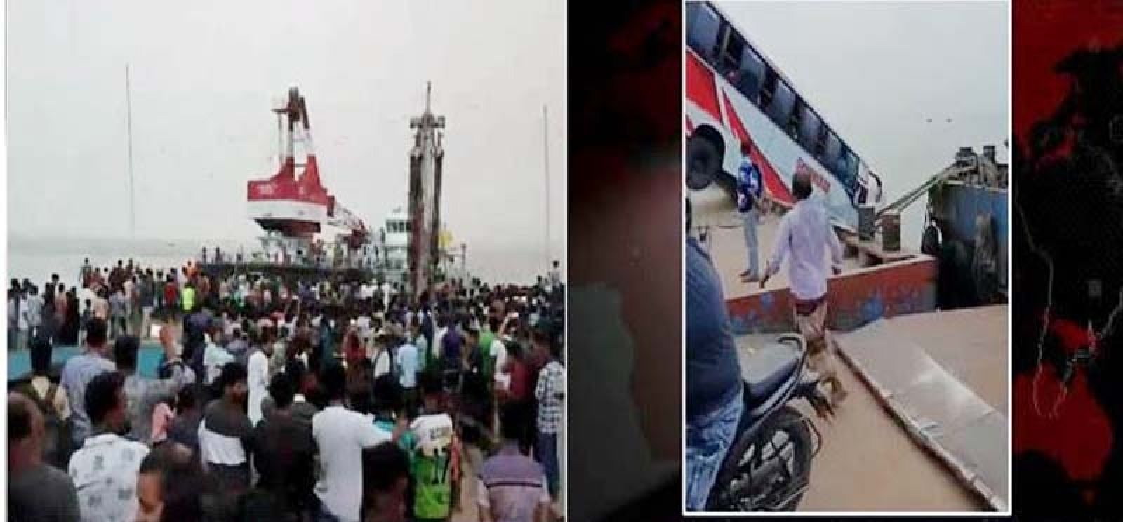 নিয়ন্ত্রণ হারিয়ে পদ্মা নদীতে বাস,  সন্ধান মিলল ৩০ ফুট পানির নিচে
