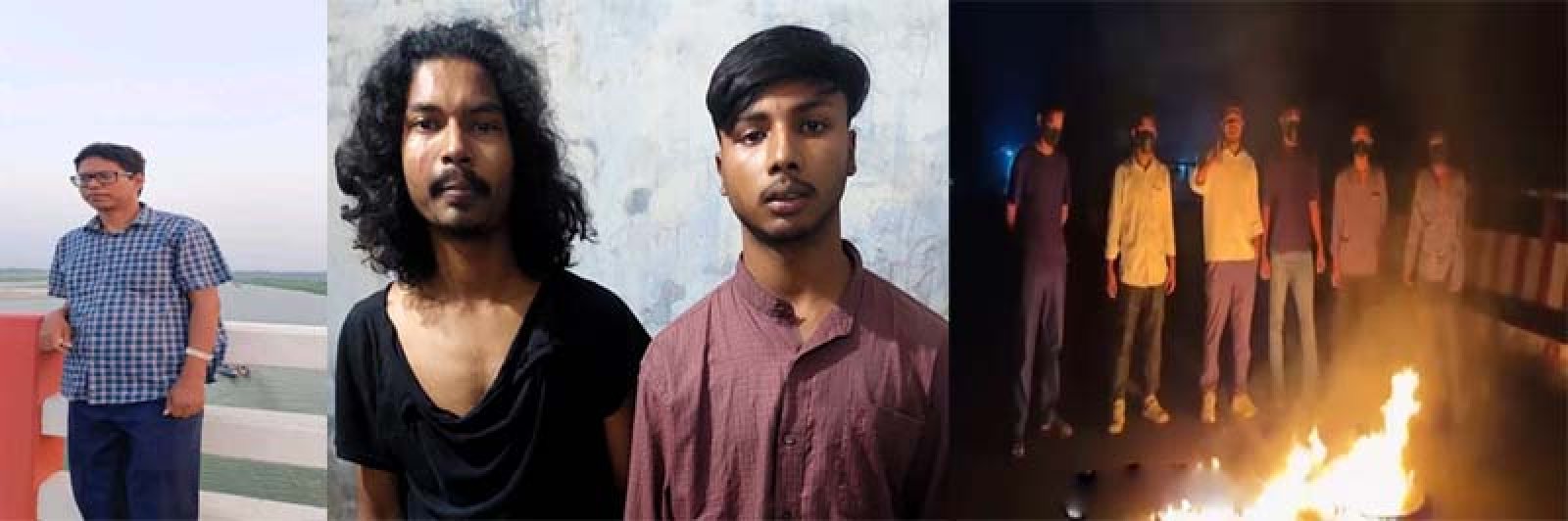 সড়কে টায়ার জ্বালিয়ে ছাত্রলীগের বিক্ষোভ: দুই কর্মীকে মারধর করে পুলিশে দিল ছাত্রদল