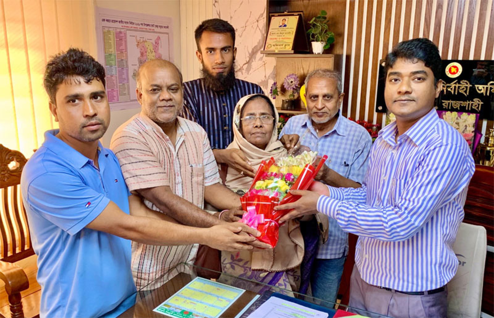 পবা ইউএনও’র সঙ্গে বাপা নেতৃবৃন্দের সৌজন্য সাক্ষাৎ