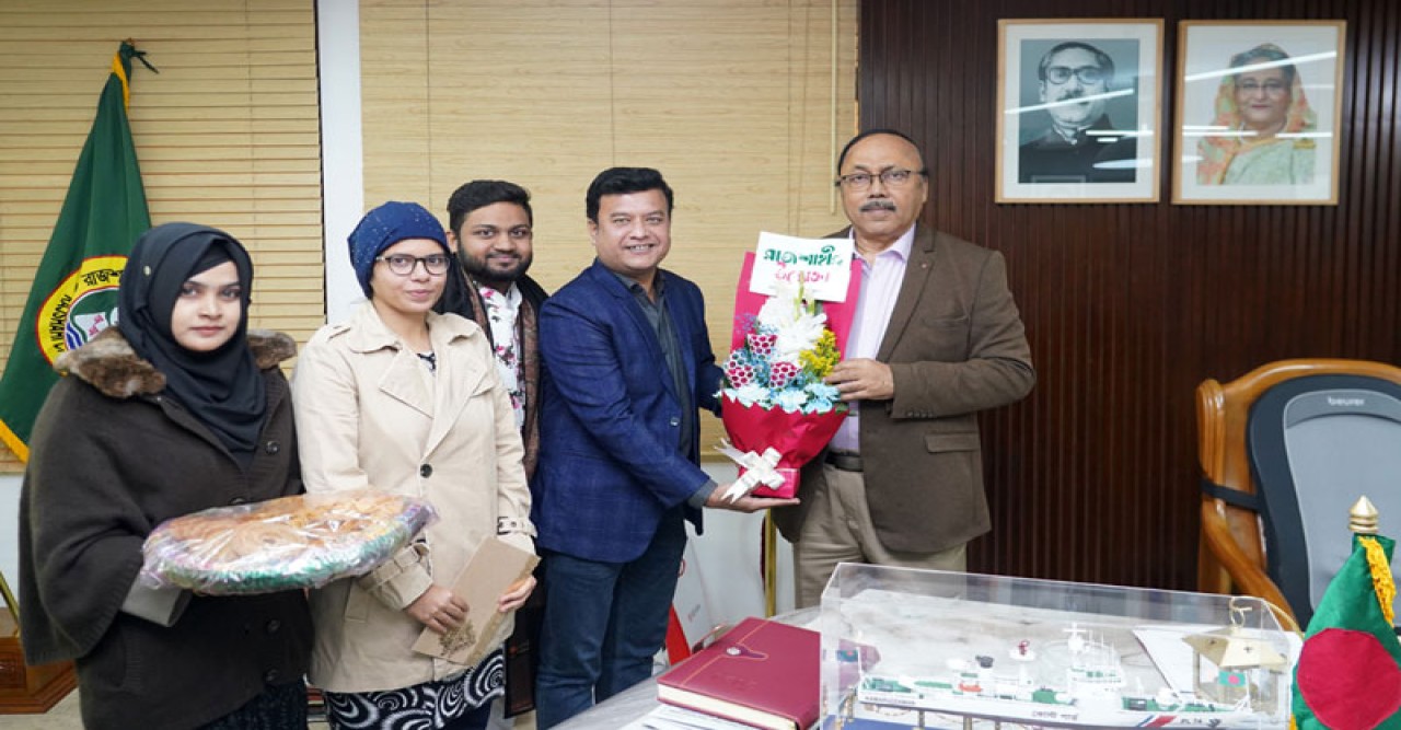 রাসিক মেয়রের সাথে রাজশাহীর উদ্যোক্তাদের সৌজন্য সাক্ষাৎ