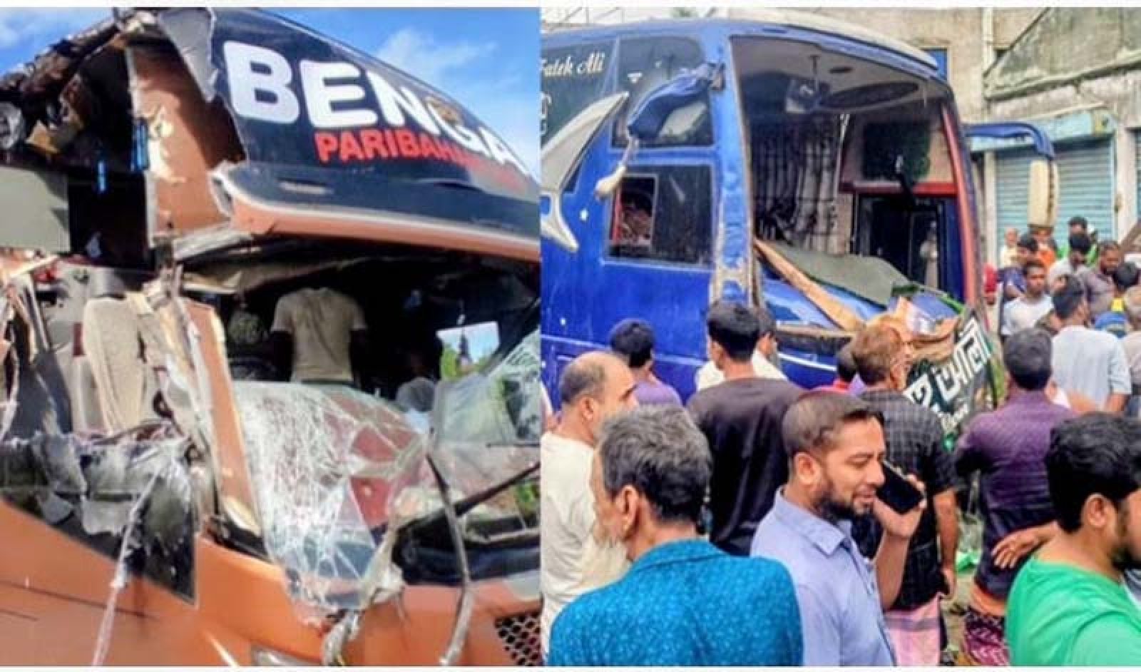দিনের শুরুতেই পৃথক দুই সড়ক দুর্ঘটনায় নিহত ১৬,আহত ২০