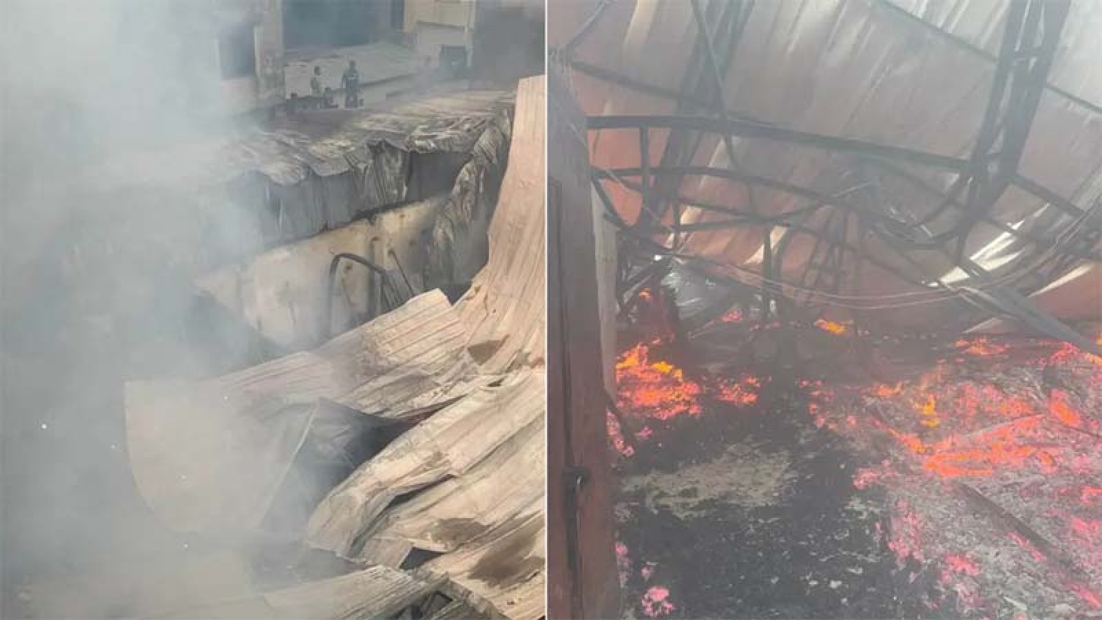 বাড্ডার ফার্নিচার কারখানার আগুন , নিয়ন্ত্রণে ৪টি ইউনিট