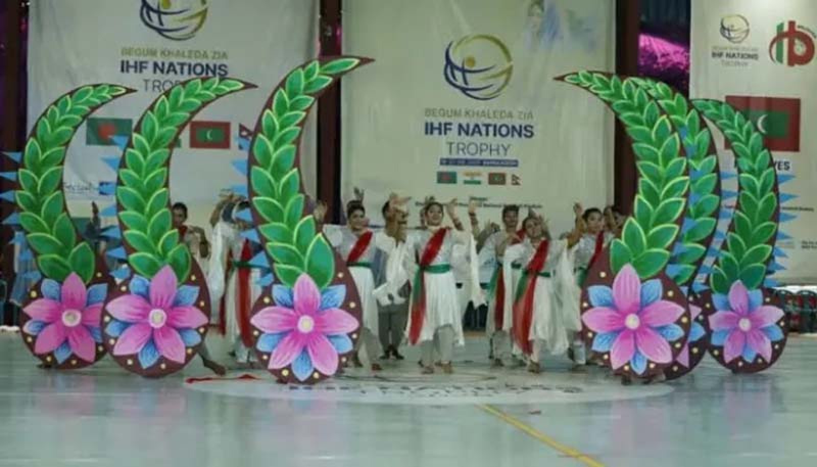পর্দা উঠল বেগম খালেদা জিয়া আইএইচএফ নেশনস ট্রফির