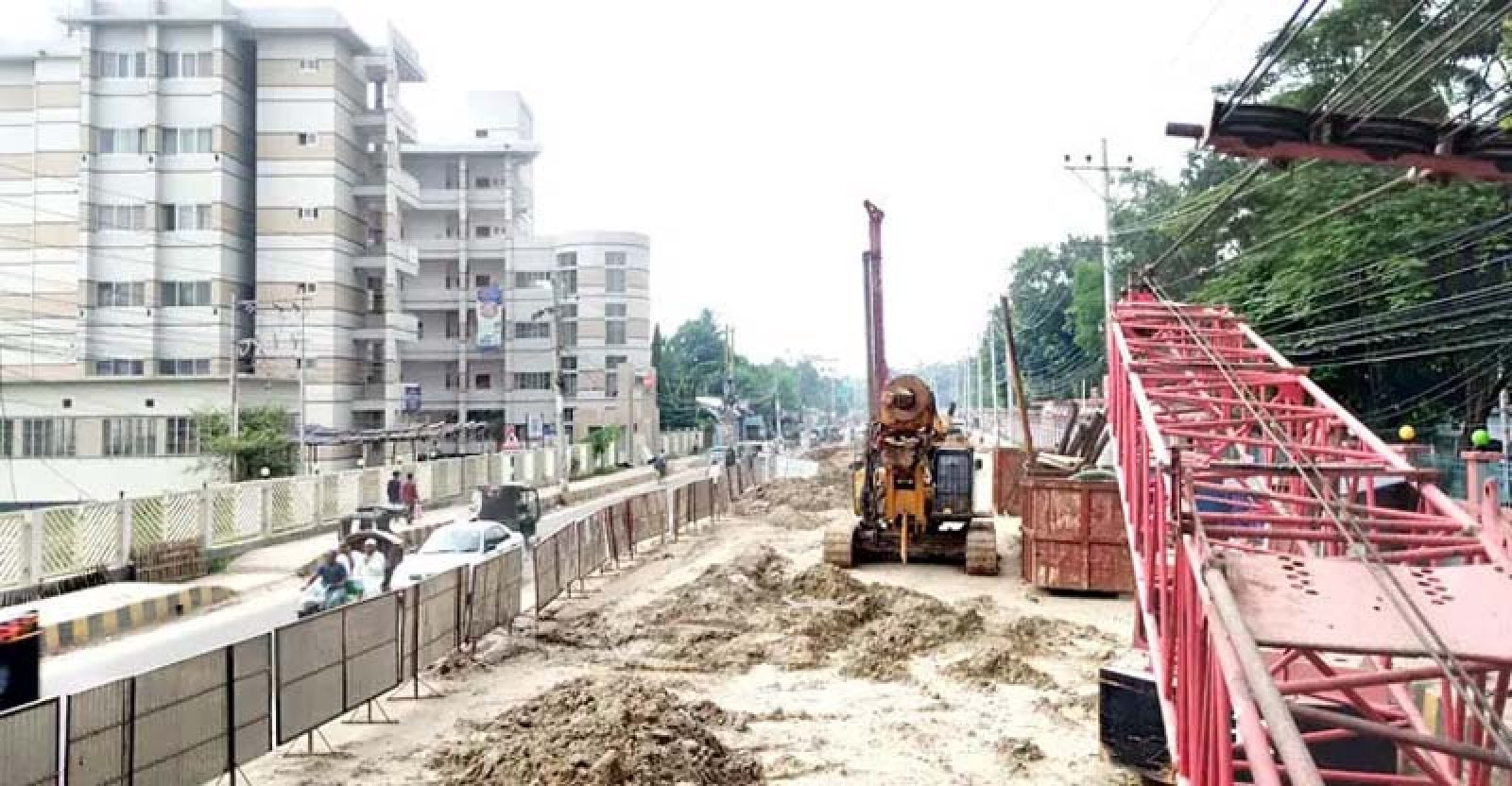 মেয়াদ শেষ, কাজ শেষ হয়নি: রাজশাহীর চার ফ্লাইওভারে জনভোগান্তি