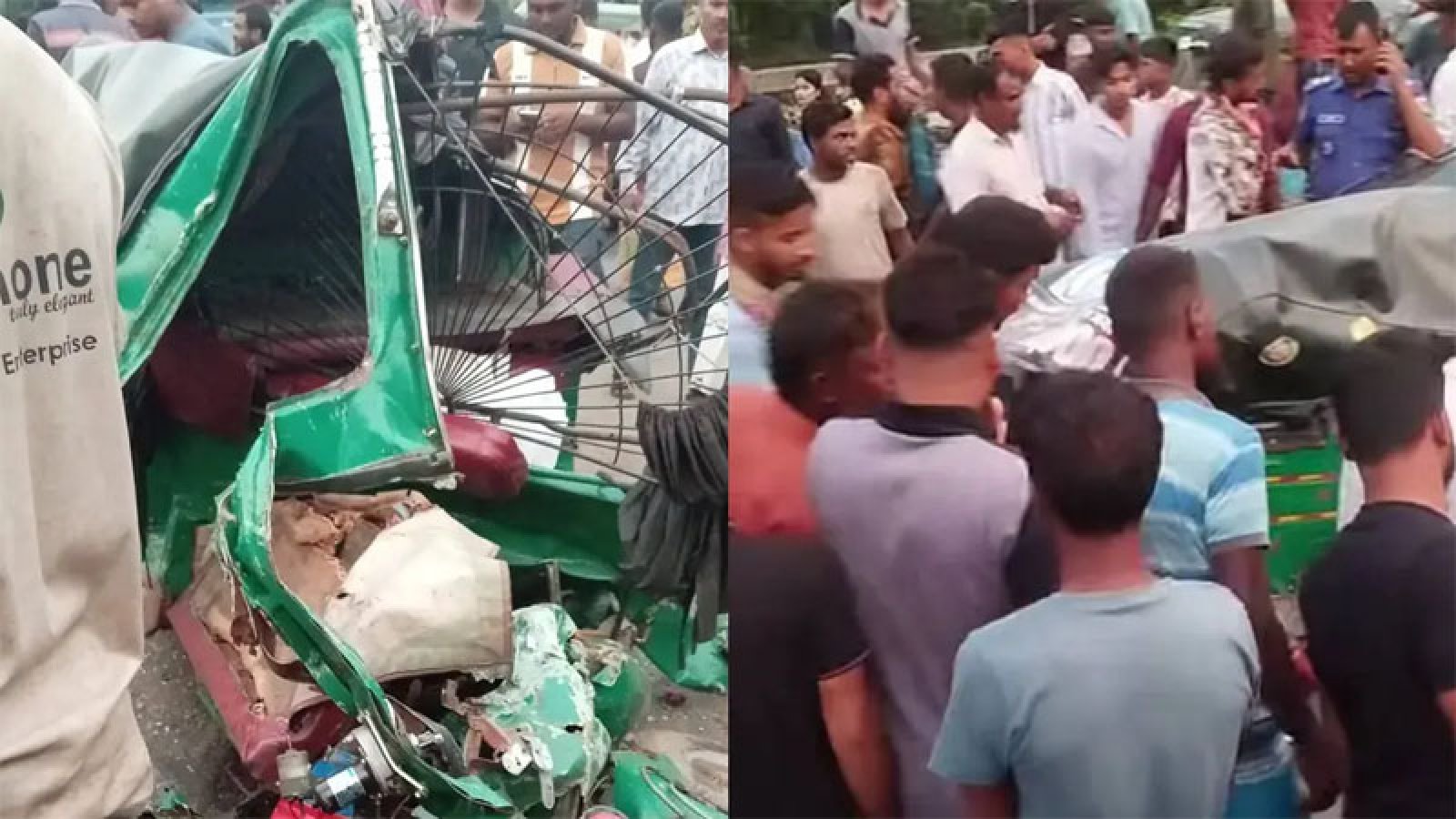 বাস-সিএনজির সংঘর্ষ, নিহত ৩