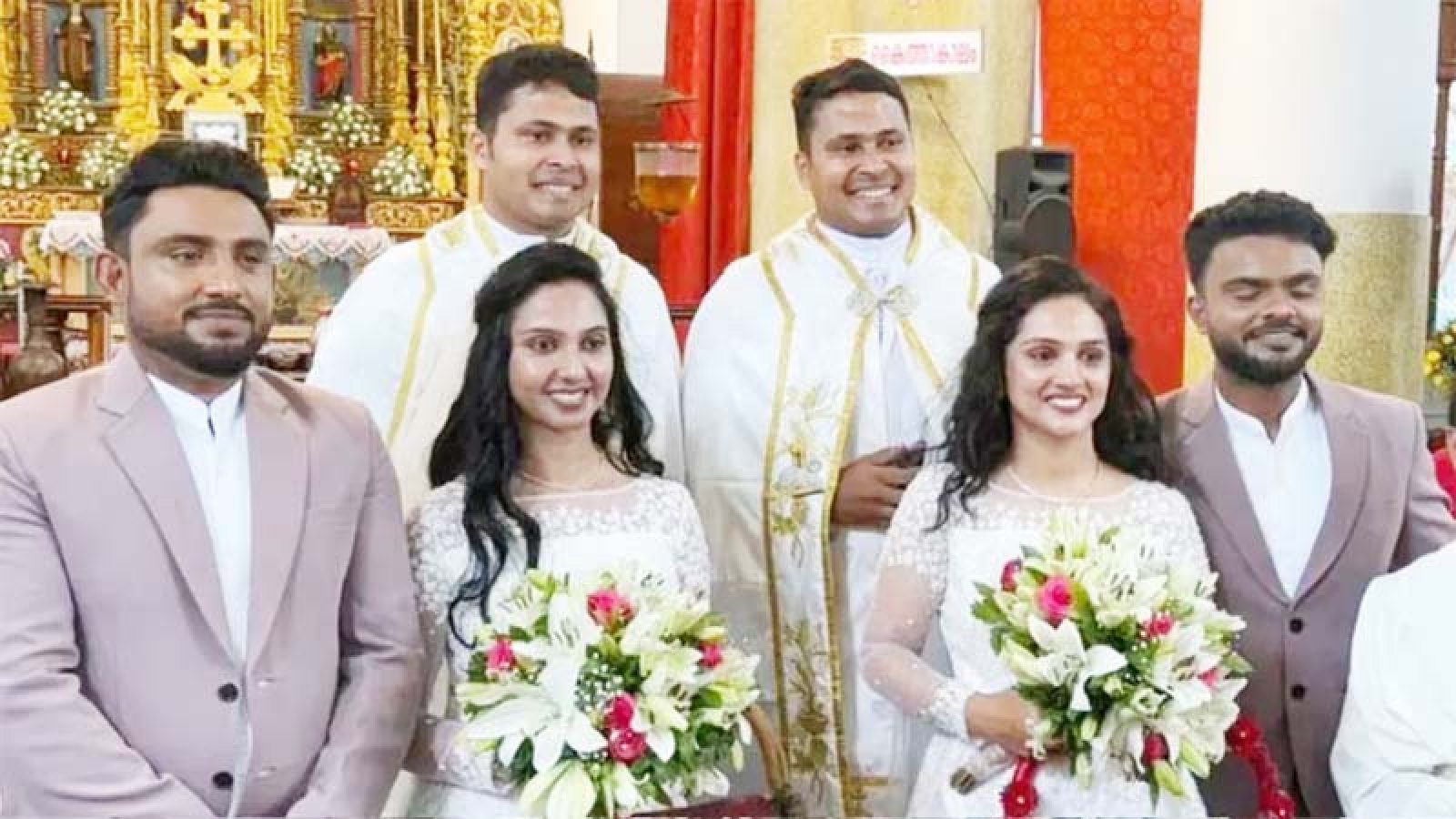 যমজ ভাইয়ের সঙ্গে যমজ বোনের বিয়ে, পুরোহিতও যমজ