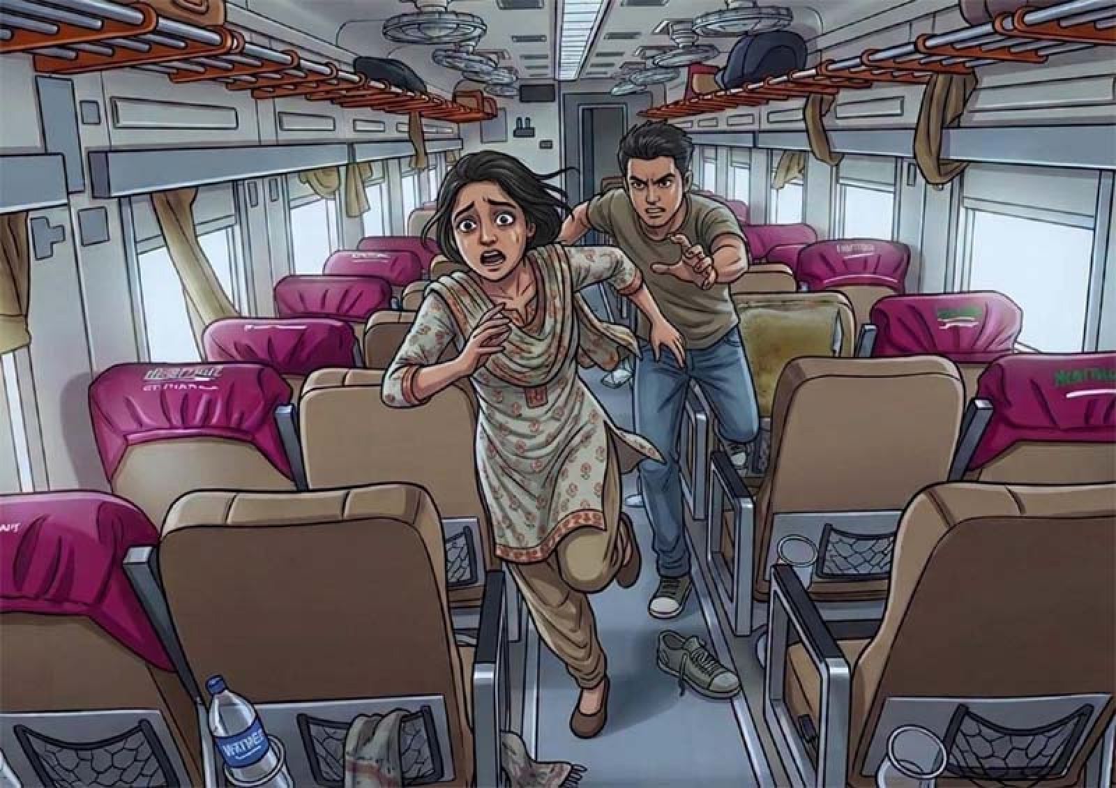 চলন্ত ট্রেনে নারীকে ধর্ষণের অভিযোগে গ্রেপ্তার ১, পুলিশের ২ সদস্যও জড়িত