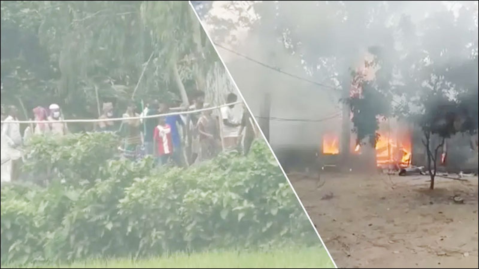 গোপালপুরে ১৪৪ ধারা উপেক্ষা করে হামলা-ভাঙচুর, ঘরবাড়িতে আগুন