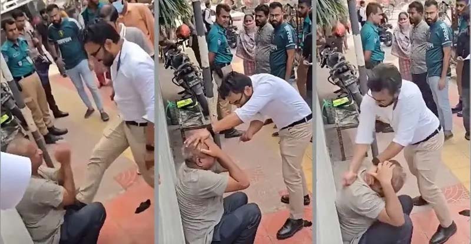 এক ব্যক্তিকে মারধরের ভিডিও ভাইরালের পর যুবক আটক