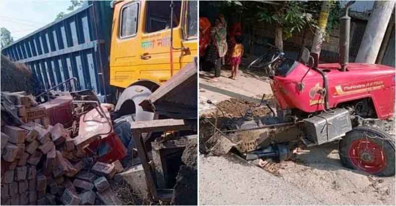 ট্রলিতে ট্রাকের চাপা, নিহত ২