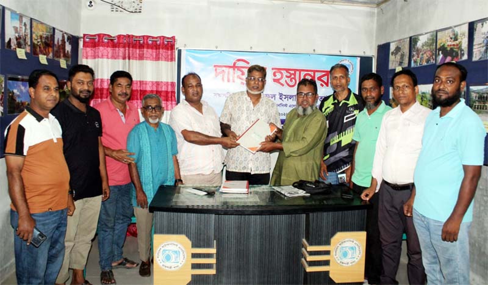 বিপিজেএ রাজশাহী শাখার নব-নির্বাচিত কমিটির দায়িত্ব গ্রহণ