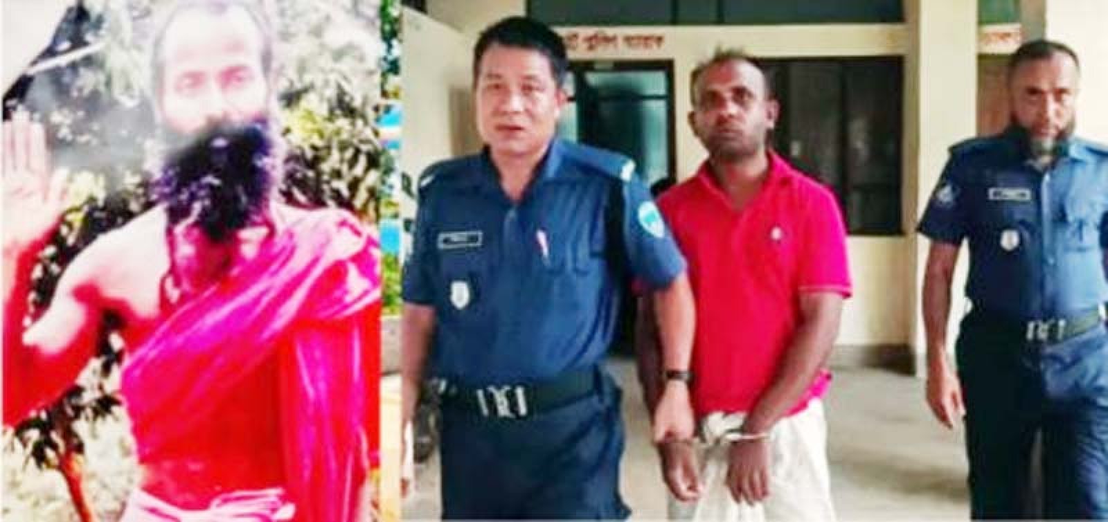 খুরুশকুলে মন্দিরের সেবায়েত হত্যা মামলার আসামি গ্রেপ্তার