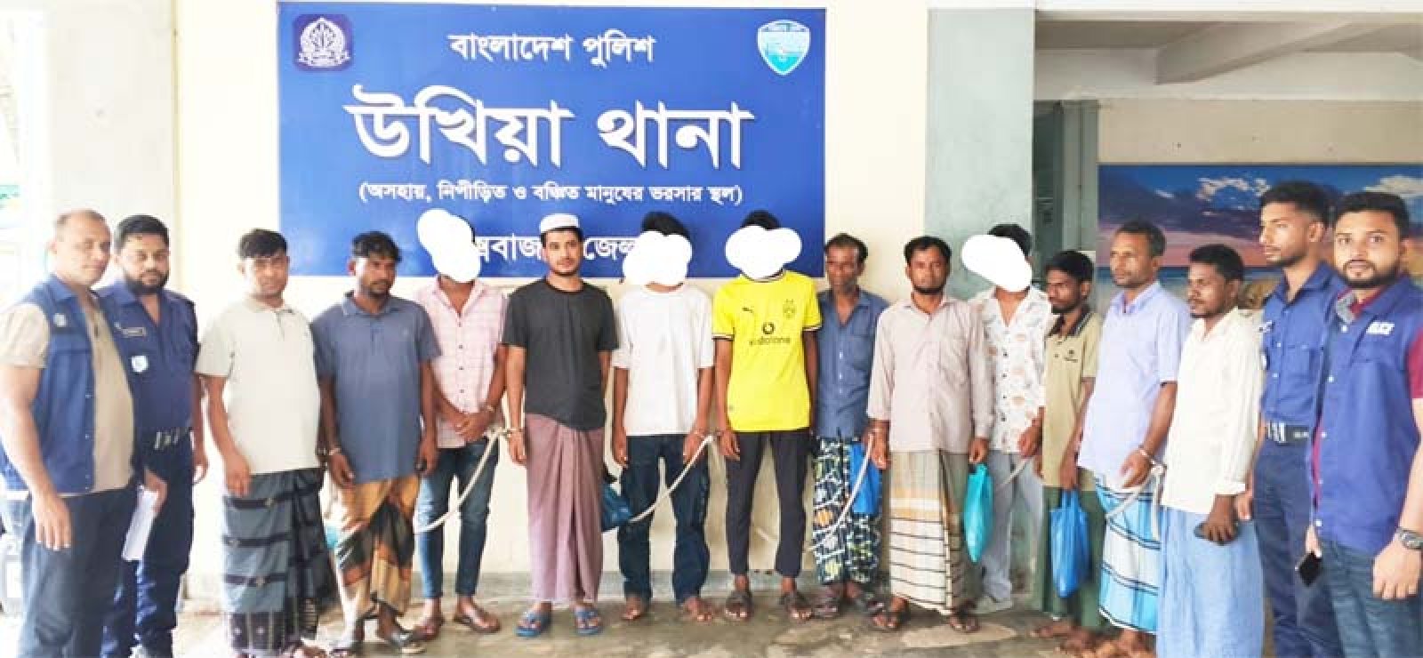 উখিয়ায় পুলিশী অভিযানে গ্রেফতার ১২