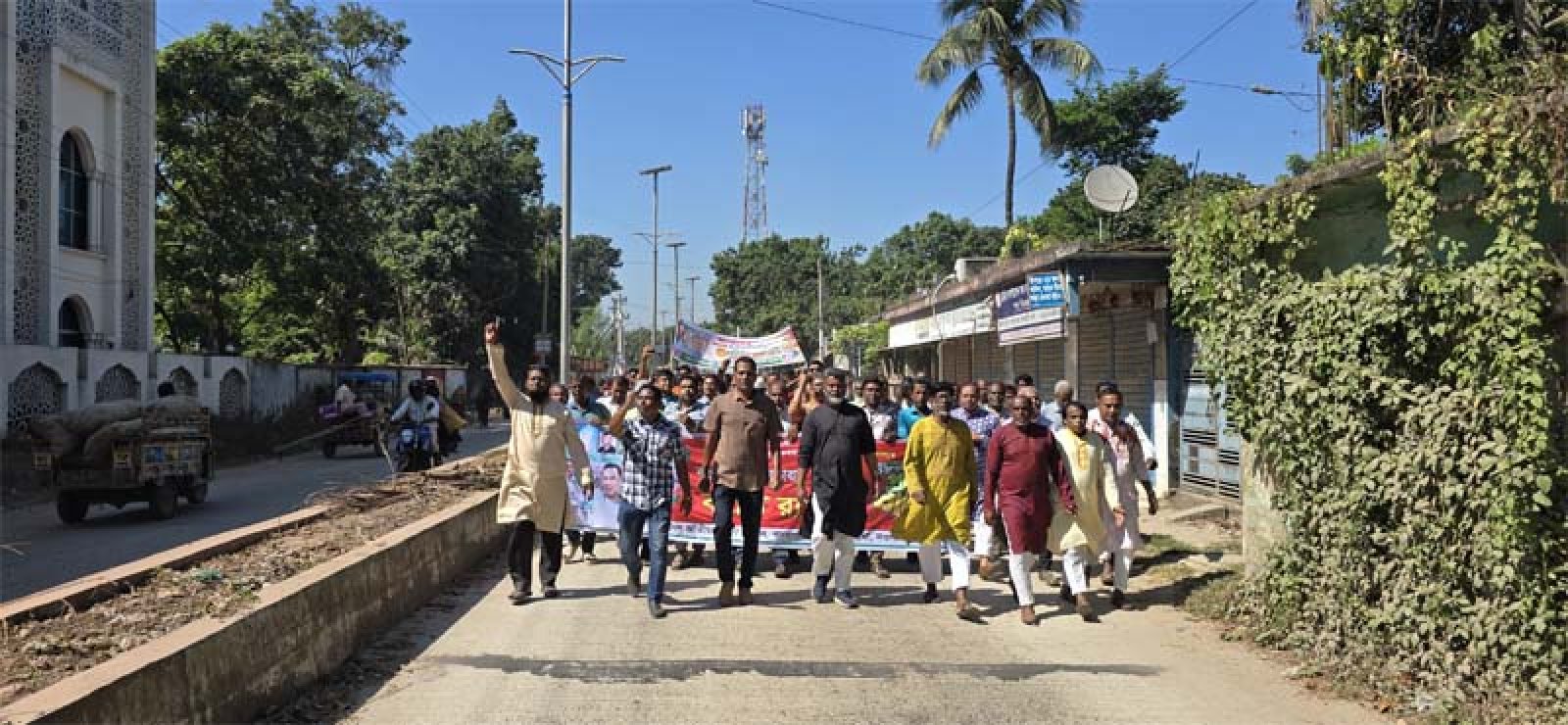 স্লোগানে মুখর বদলগাছী, যুবদলের প্রতিষ্ঠাবার্ষিকী উদ্‌যাপন