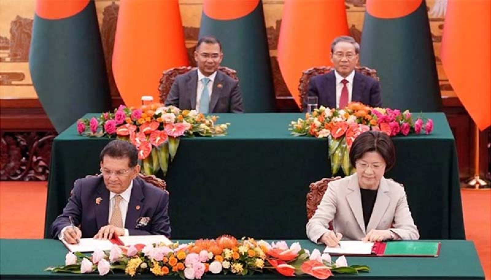 বাংলাদেশ ও চীনের মধ্যে একাধিক সমঝোতা স্মারক সই