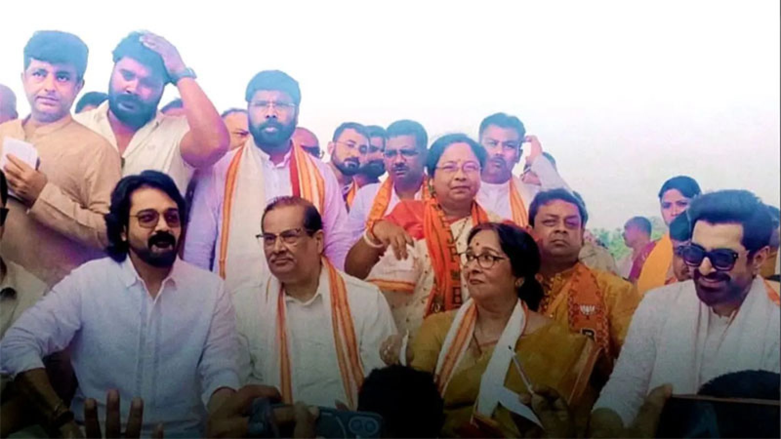 বিজেপির শপথে টলি তারকাদের ঢল, বলছেন— নতুন স্বাধীনতা