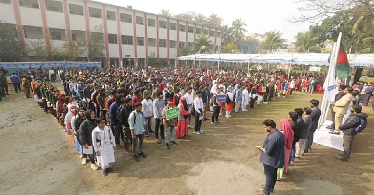 খুলনায় শীতের সকালে গণিতের জয়ধ্বনি