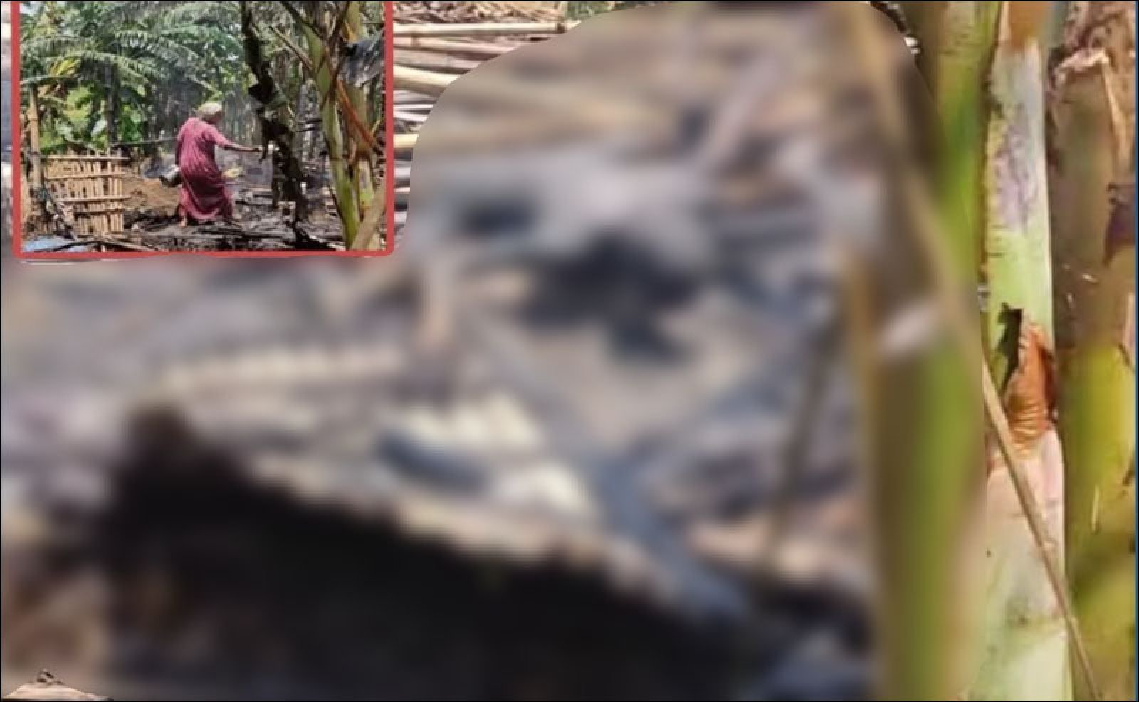 নওগাঁর বদলগাছীতে  অসহায় পরিবারের ঘরে আগুন, জীবন্ত দগ্ধ মানসিক ভারসাম্যহীন যুবক!