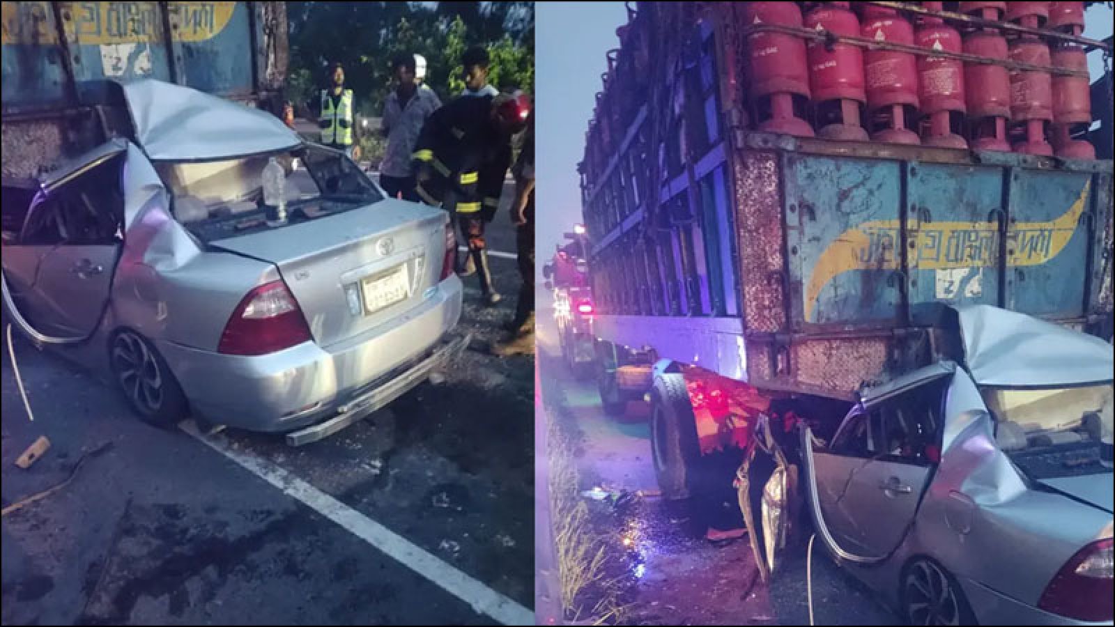 ট্রাকের পেছনে প্রাইভেটকারের ধাক্কা, নিহত বেড়ে ৫