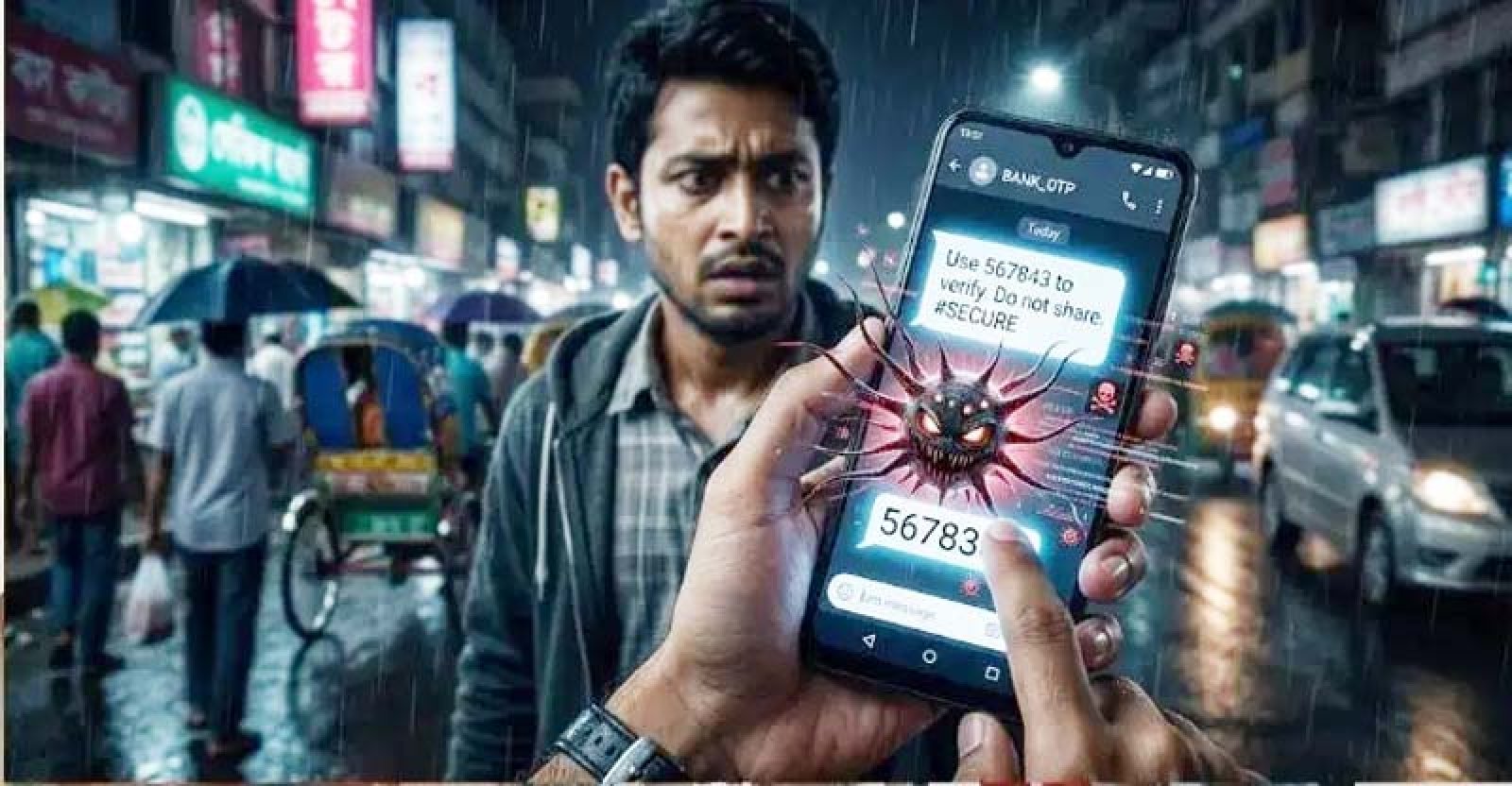 ওটিপির মাধ্যমে ম্যালওয়্যার ছড়াচ্ছে স্মার্টফোনে