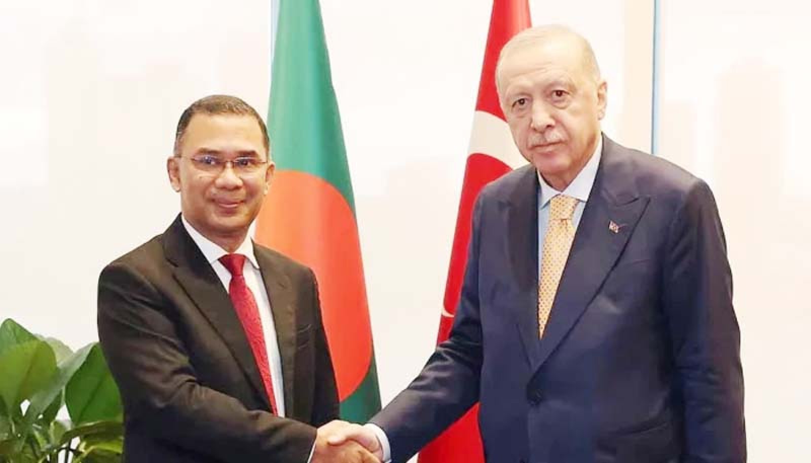 তারেক রহমানের সঙ্গে এরদোয়ানের বৈঠক