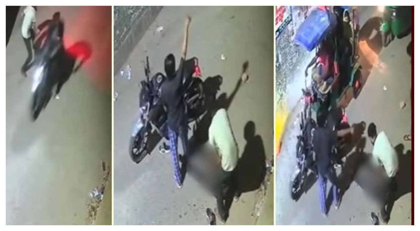 চলন্ত মোটরসাইকেল ছিনিয়ে নিতে ইট দিয়ে আঘাত, যুবক আহত