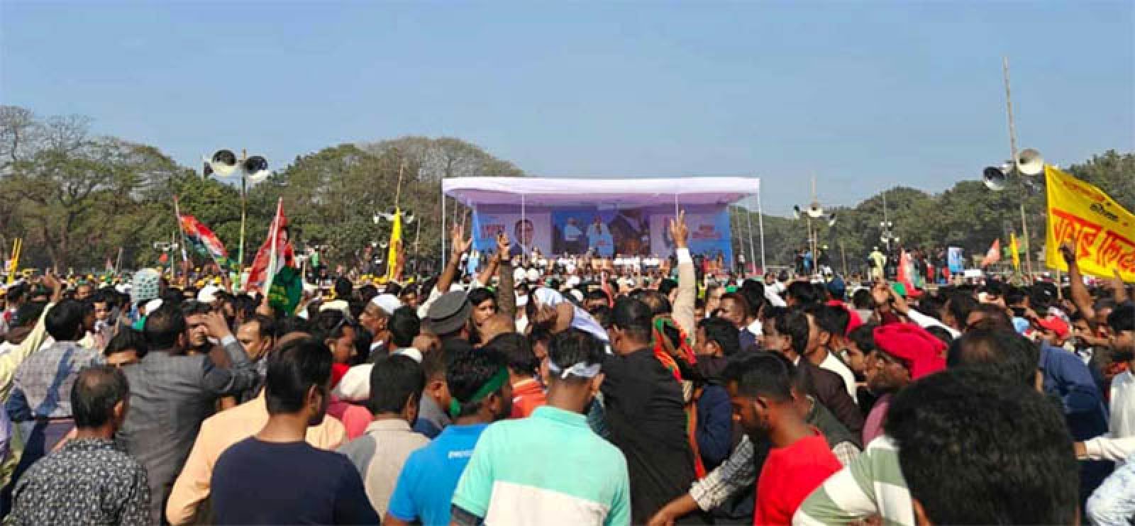 ময়মনসিংহে পৌঁছেছেন তারেক রহমান