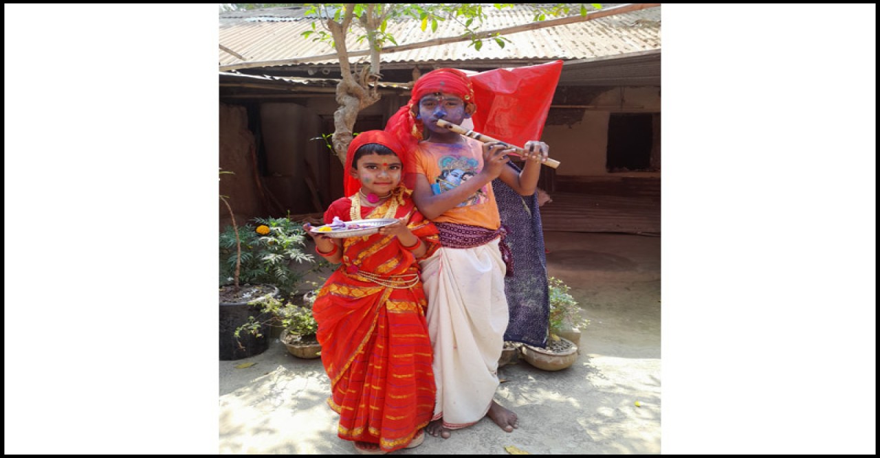 নিয়ামতপুরে দোল উৎসব উদযাপন