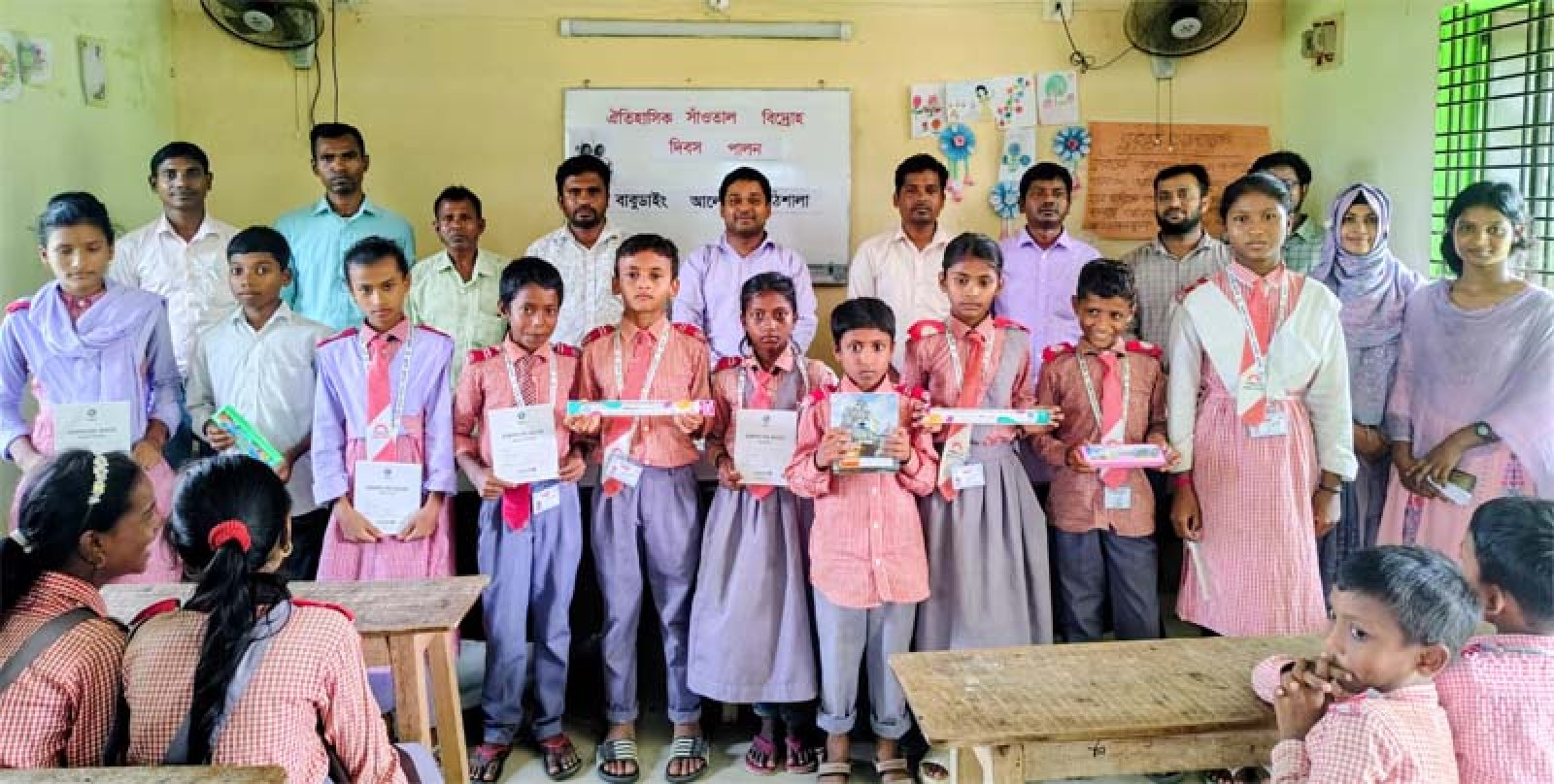 বাবুডাইং আলোর পাঠশালায়  ঐতিহাসিক সাঁওতাল বিদ্রোহ দিবস পালন