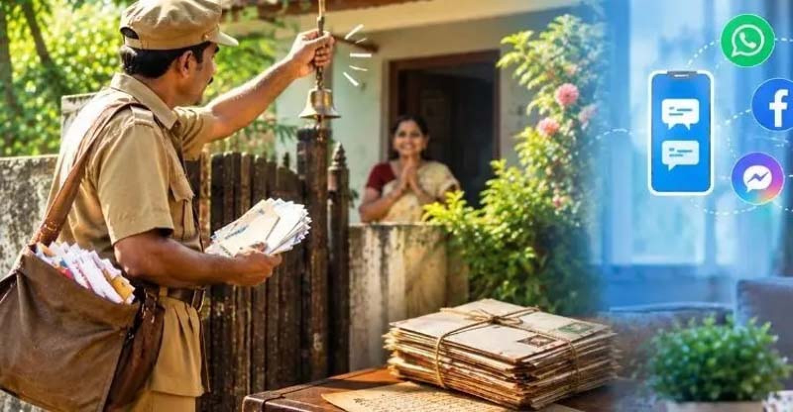 ডাকপিয়নের ঘণ্টার শব্দ, চিঠি আসার অপেক্ষা ফুরিয়েছে