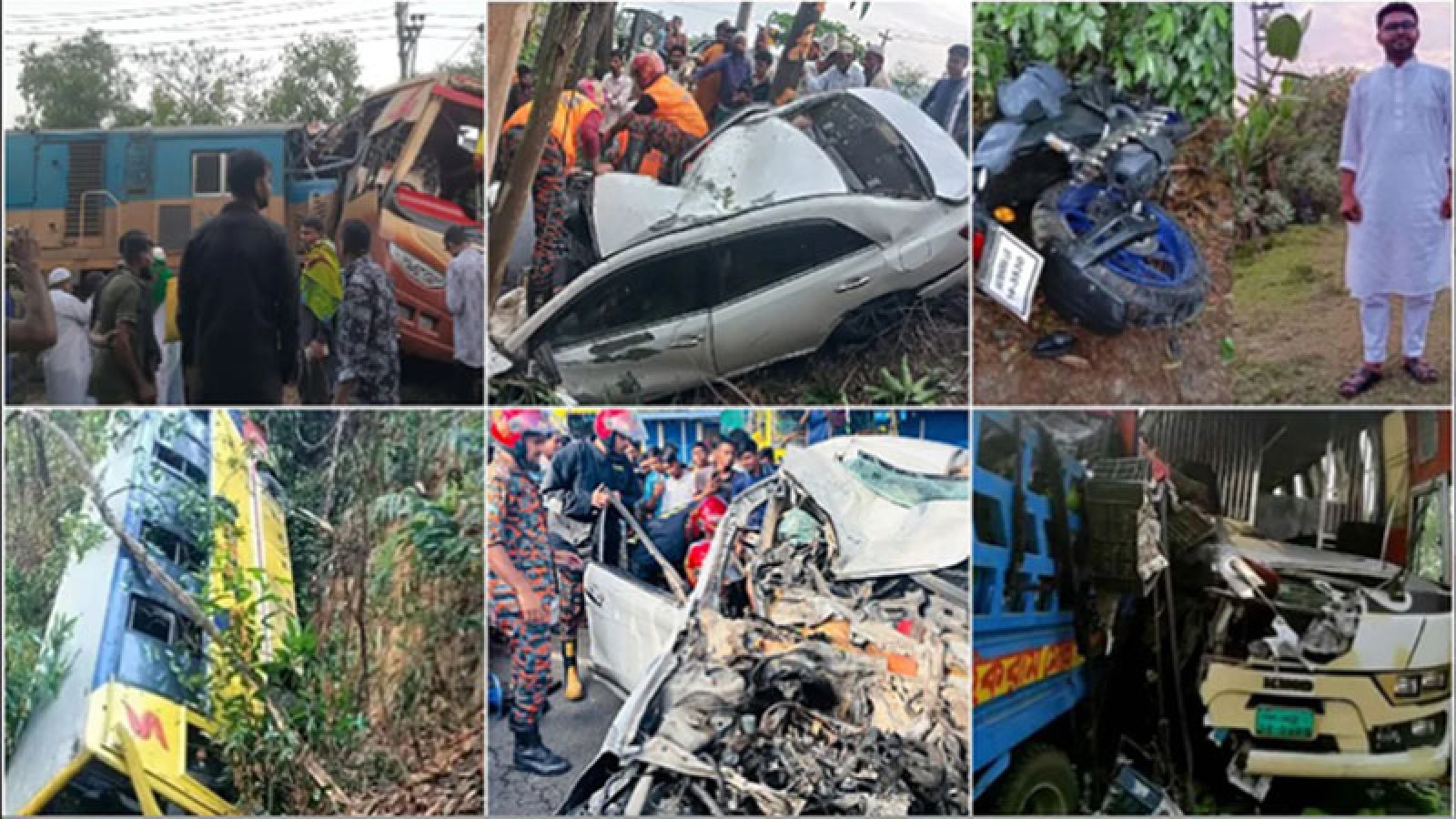 একদিনে সড়কে ঝরল ২৪ প্রাণ