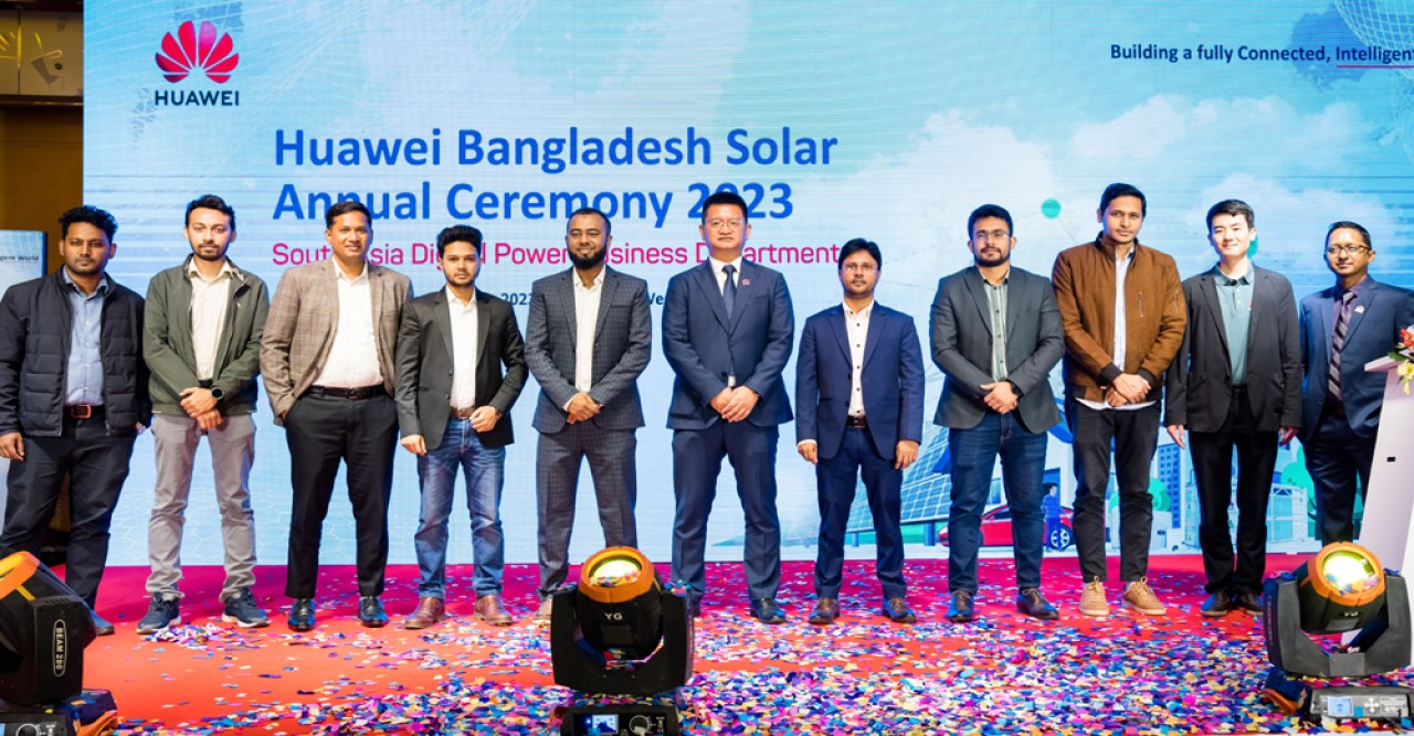 এক বছরে বাংলাদেশে ৭২টির বেশি সোলার পাওয়ার প্রকল্প বাস্তবায়ন হুয়াওয়ের