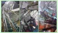 মেঘনা নদীতে লঞ্চ-কোস্টার জাহাজের সংঘর্ষ