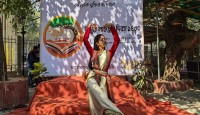 আবৃত্তিসহ-নৃত্য-সংগীতে উৎসবমুখর উন্মুক্ত লাইব্রেরি
