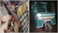 পথচারীকে বাঁচাতে গিয়ে ভটভটির ধাক্কায় বৃদ্ধসহ নিহত ২