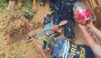 পাহাড়ধসে মাটিচাপায় কিশোরীর মৃত্যু