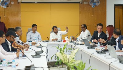 রাসিকের সাথে  নেদারল্যান্ডসের কোম্পানি সুইপ স্মার্টের মতবিনিময়