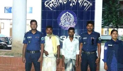নিয়ামতপুরে ৫০ লিটার চোলাই মদসহ ২ কারবারি গ্রেপ্তার
