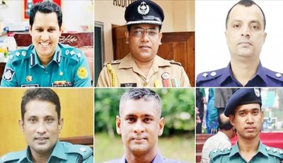 বিপ্লব-রুহানীসহ পুলিশের ছয় কর্মকর্তা বরখাস্ত