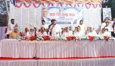 ৪ নং ওয়ার্ডবাসীর সমস্যা সমাধানে সরেজমিন  পরিদর্শন ও মতবিনিময়ে রাসিক প্রশাসক