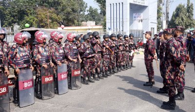 নির্বাচন ঘিরে রাজশাহী সীমান্তে বিজিবির নিরাপত্তা জোরদার