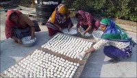 কুমড়ো বড়ি তৈরি করে স্বাবলম্বী হচ্ছেন নারীরা